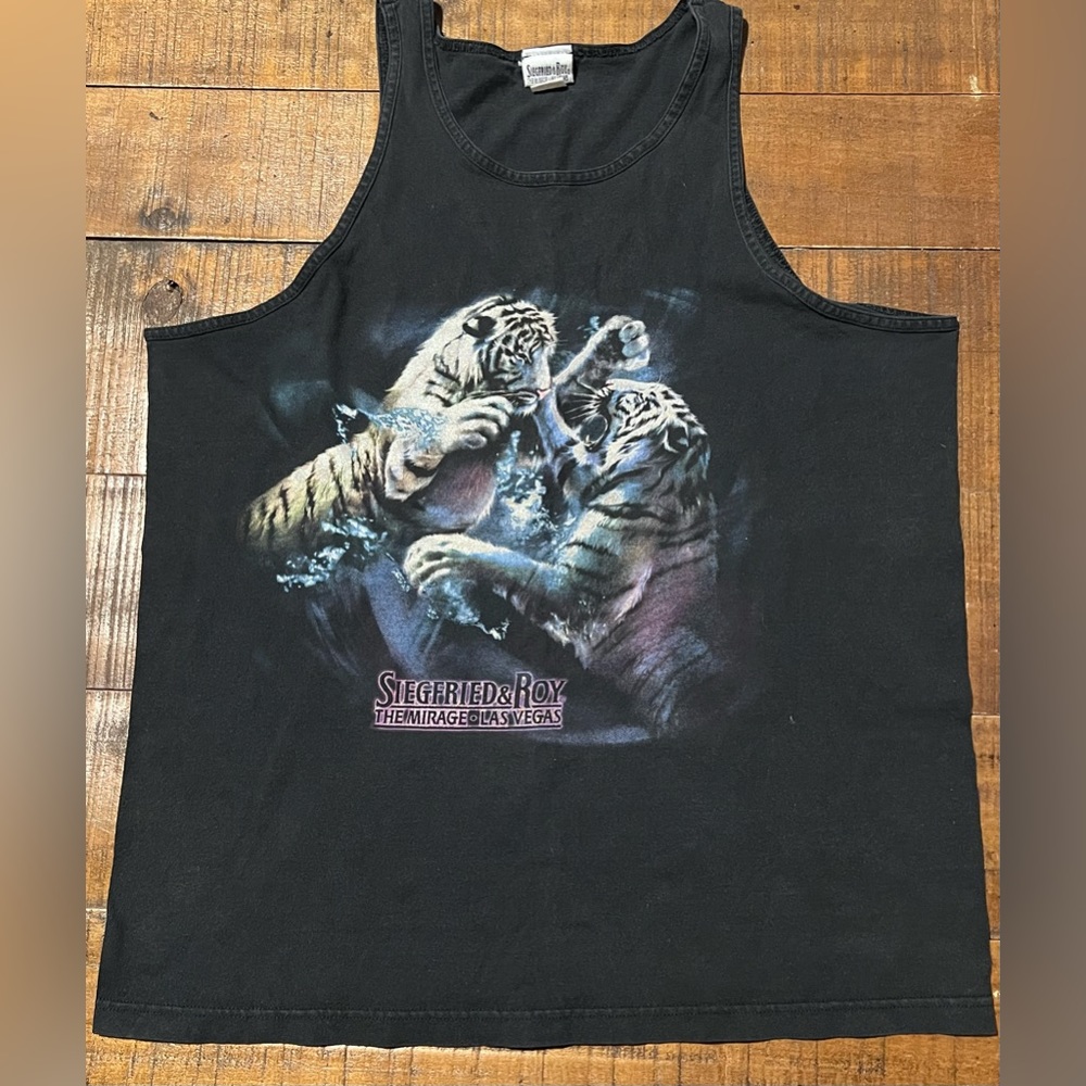 Vintage 90s Siegfried and Roy Tank Top (Made in USA) (XL)